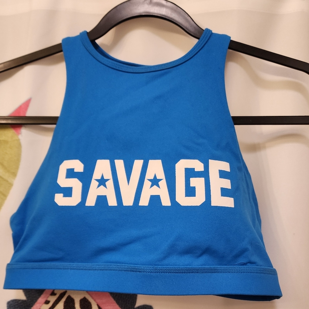 💙SPORTS BRA - HIGH-NECK - BLUE SAPPHIRE💙